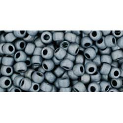 Japanese Toho Seed Beads Tube Round 8/0 Matte-Color Opaque Gray TR-08-611