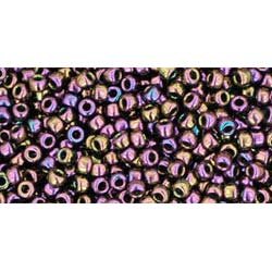 Japanese Toho Seed Beads Tube Round 11/0 Metallic Iris - Purple TR-11-85