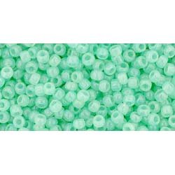 Japanese Toho Seed Beads Tube Round 11/0 Milky Kiwi TR-11-1144