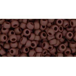 Japanese Toho Seed Beads Tube Round 8/0 Opaque-Frosted Oxblood TR-08-46F
