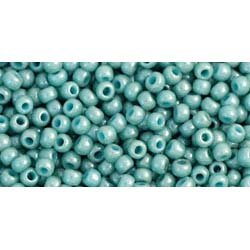 Japanese Toho Seed Beads Tube Round 11/0 Opaque-Lustered Lagoon TR-11-1611