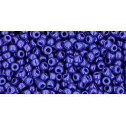 Japanese Toho Seed Beads Tube Round 11/0 Opaque Navy Blue TR-11-48