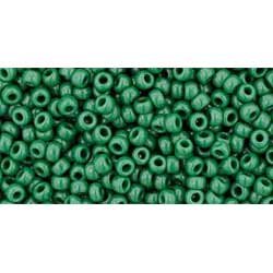 Japanese Toho Seed Beads Tube Round 11/0 Opaque Pine Green TR-11-47H