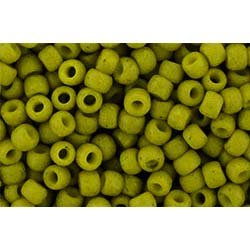 Japanese Toho Seed Beads Tube Round 8/0 Semi Glazed - Lemongrass TR-08-2600F