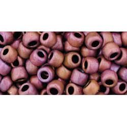 Japanese Toho Seed Beads Tube Round 6/0 Matte-Color Mauve Mocha TR-06-703