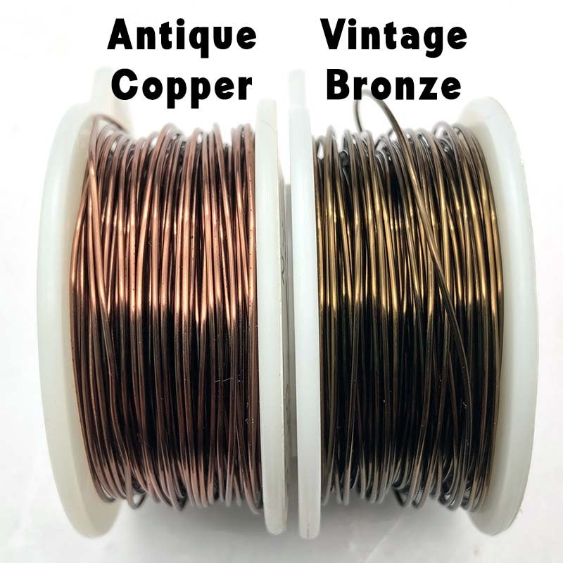 20 Gauge, Antique Copper, ParaWire, 10 Yards - Beauty in the Bead
