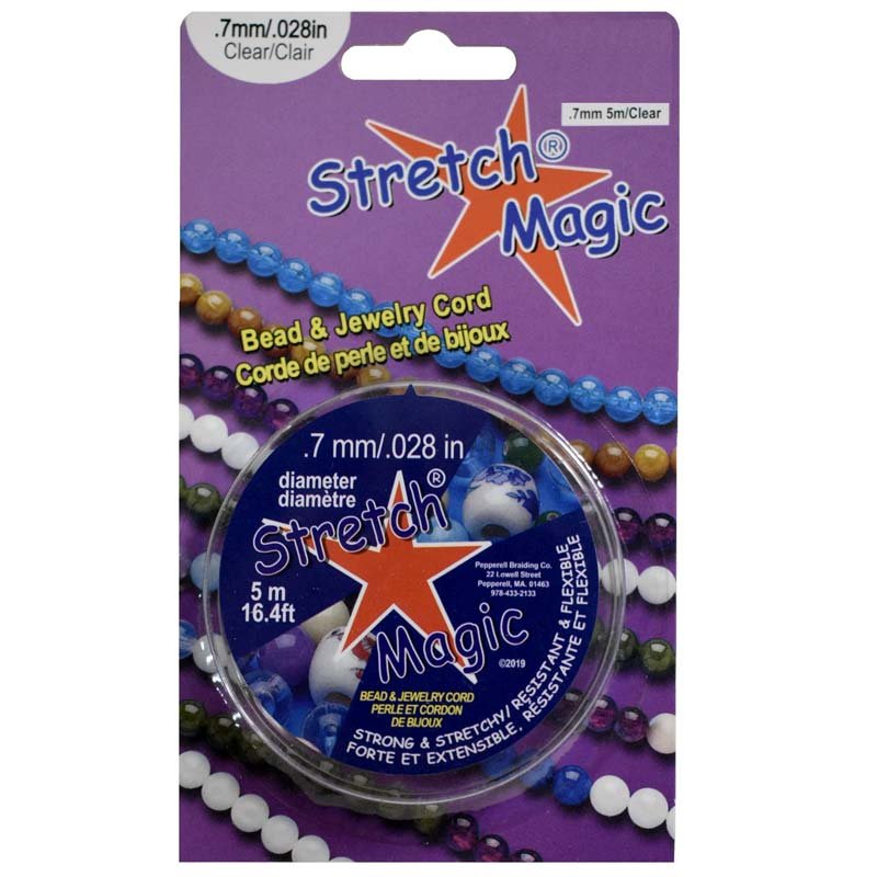Stretch Magic Cord .7mm Clear 5 Metres