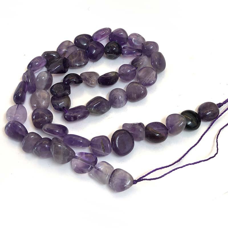 Amethyst Beads Nuggets Small - 1 Strand