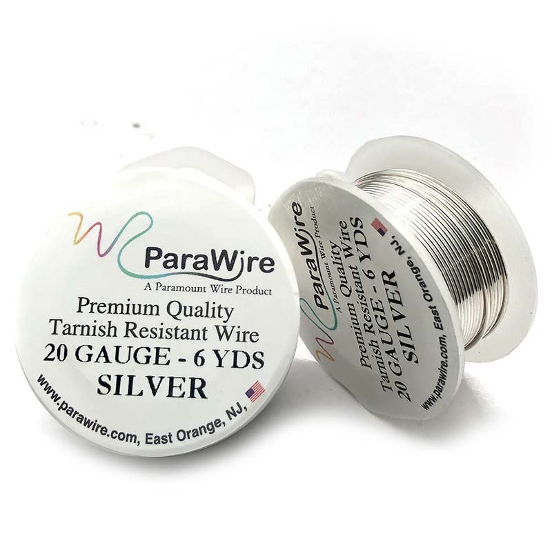 Parawire Non Tarnish Silver 20GA 6 Yards - 5.4 Metres