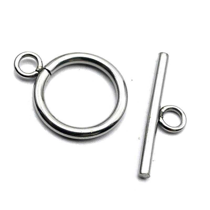 C&T Toggle Set Surgical Stainless Steel Medium (10) Dark Silver