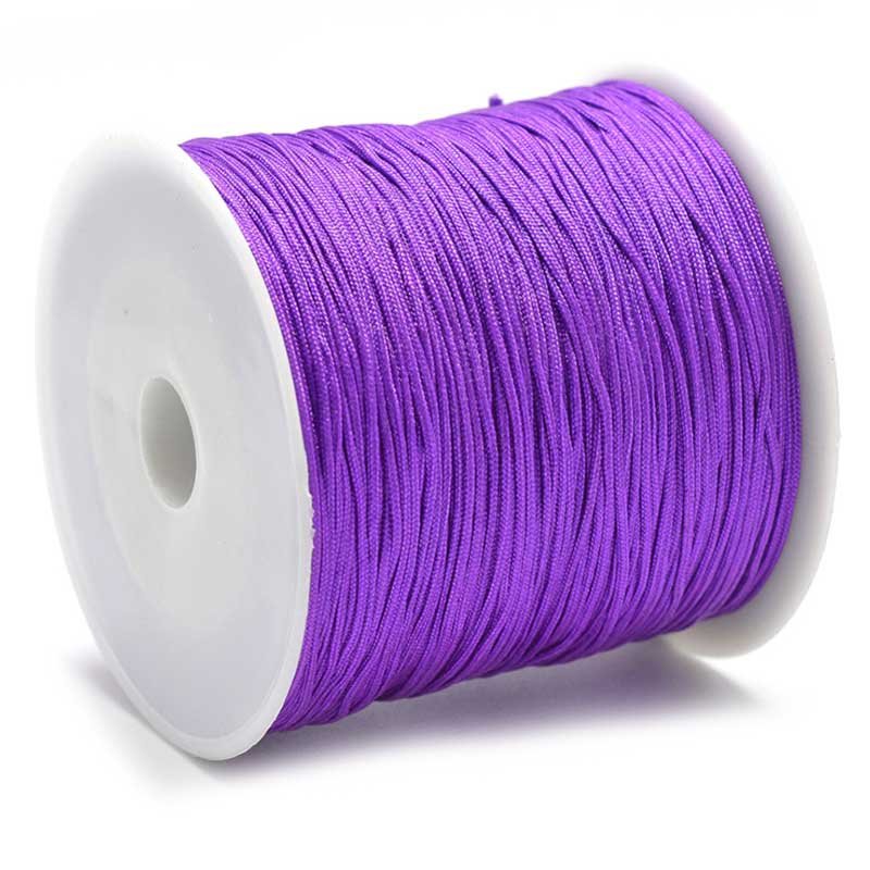 Nylon Cord 0.8mm - Roll 100 Metres - Purple